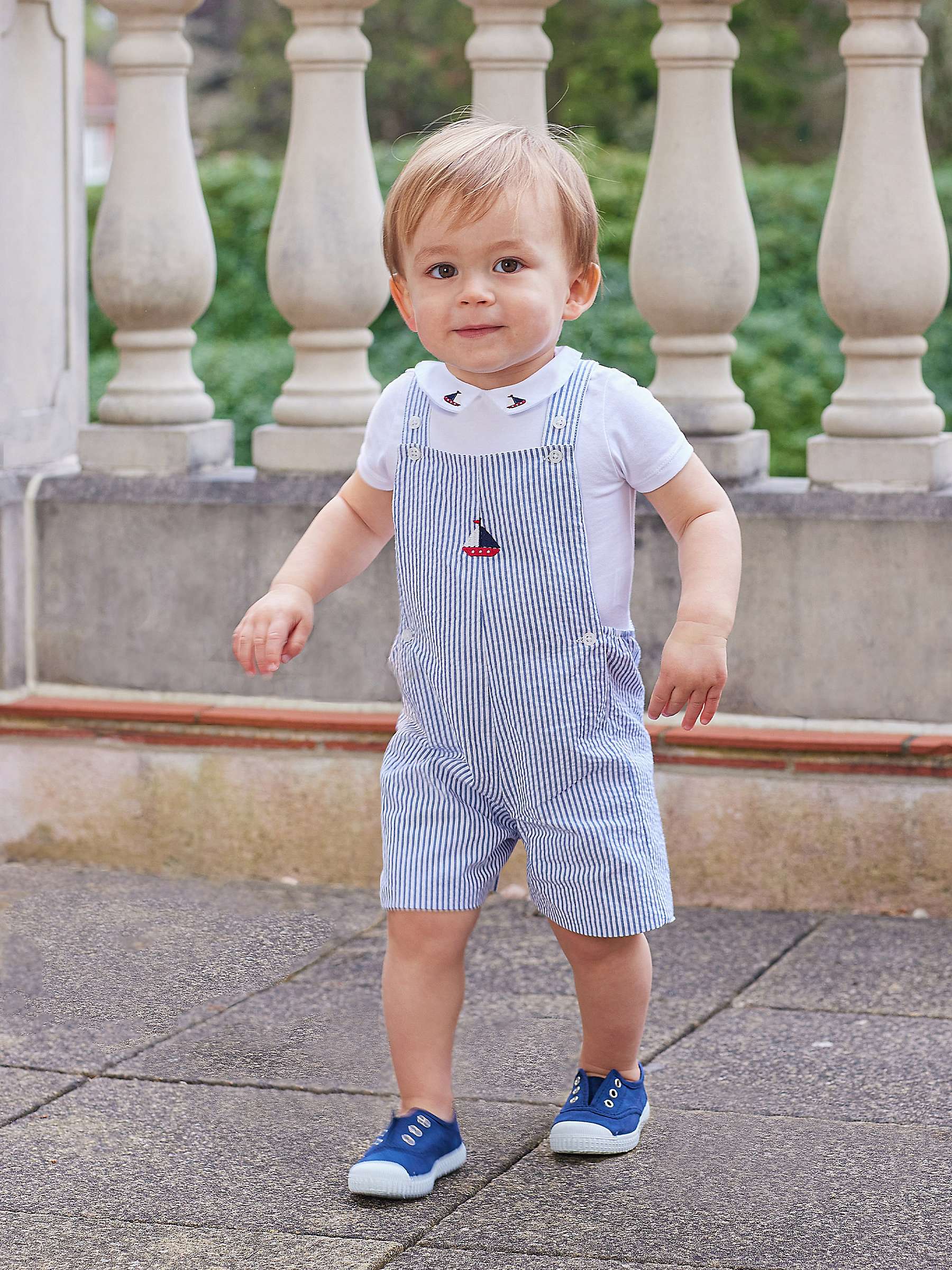 Buy Trotters Baby Alexander Shorts Dungarees Online at johnlewis.com