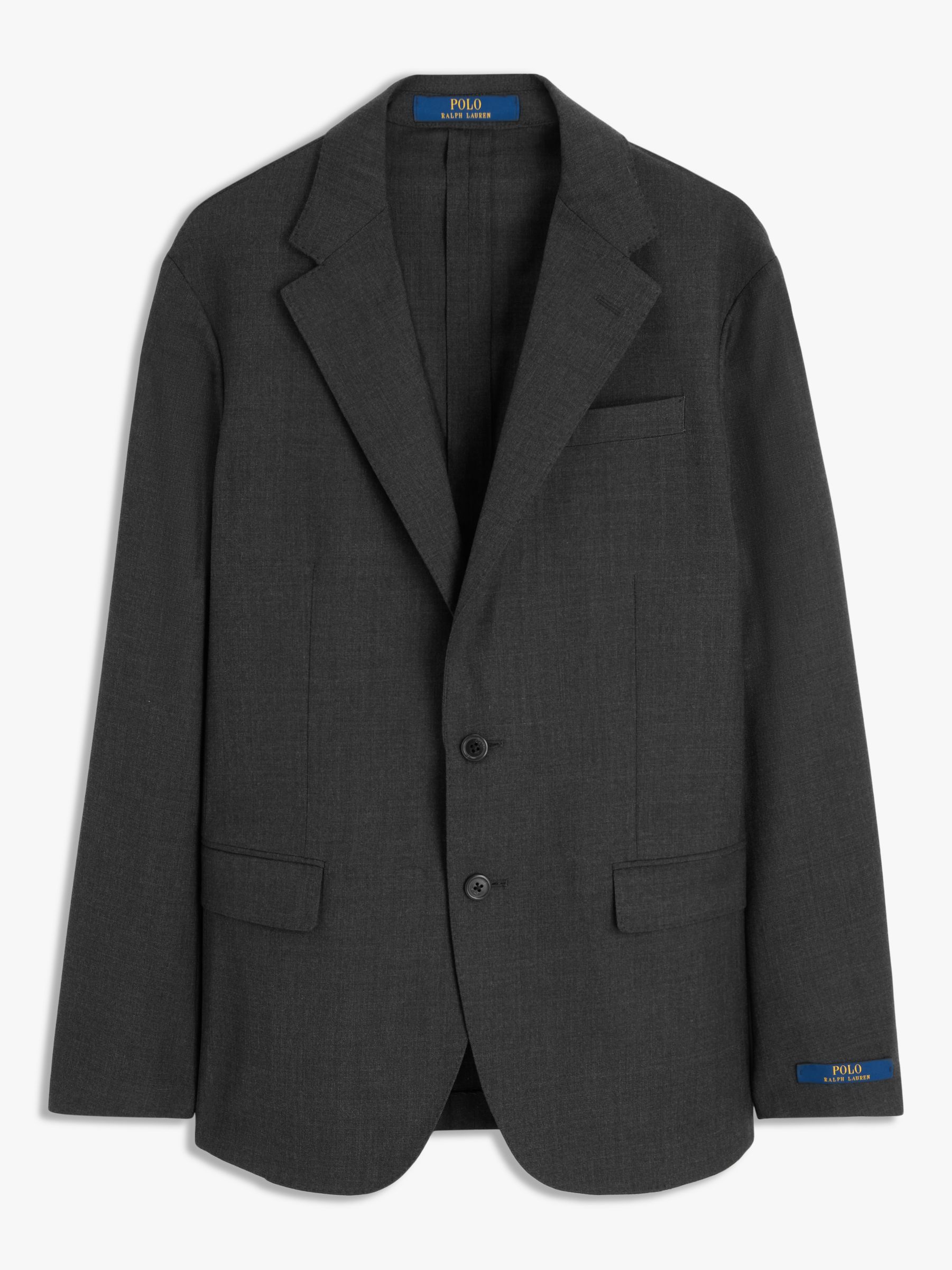Buy Polo Ralph Lauren Tailored Wool Blazer, Charcoal Online at johnlewis.com