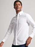 Superdry Washed Oxford Shirt, Optic