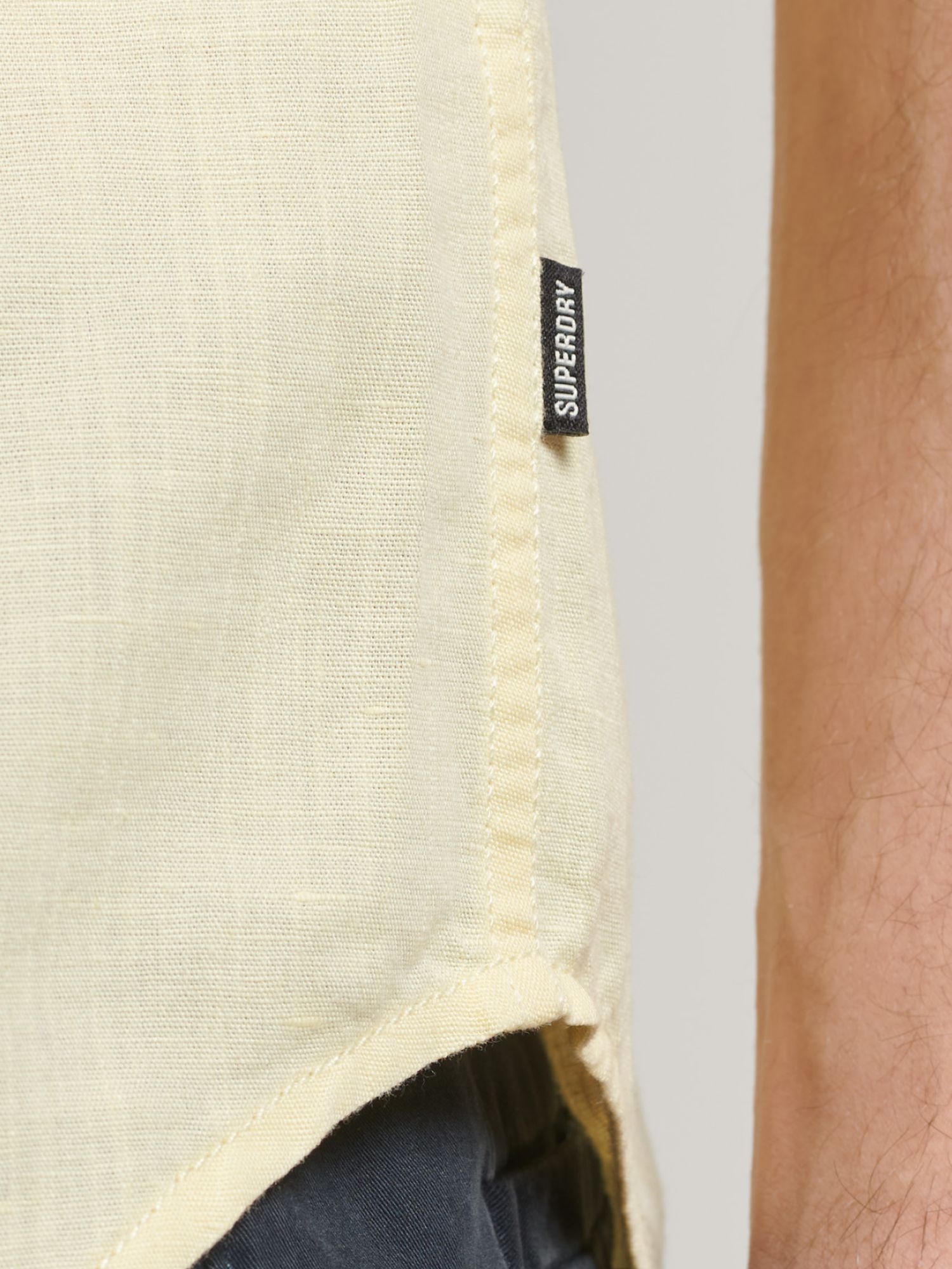 Buy Superdry Linen Blend Short Sleeve Shirt Online at johnlewis.com