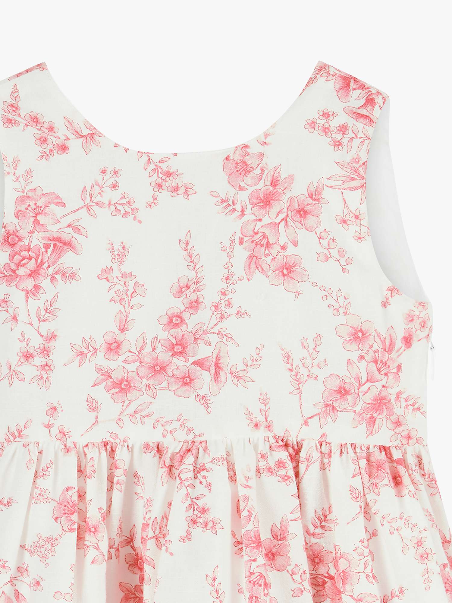 Buy Trotters Kids' Maeva Linen Blend Floral Print Dress Online at johnlewis.com