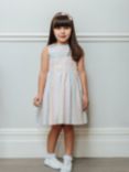 Trotters Kids' Sofia Stripe Dress, Multi Stripe