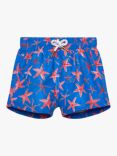 Trotters Baby Starfish Print Swim Shorts, Blue