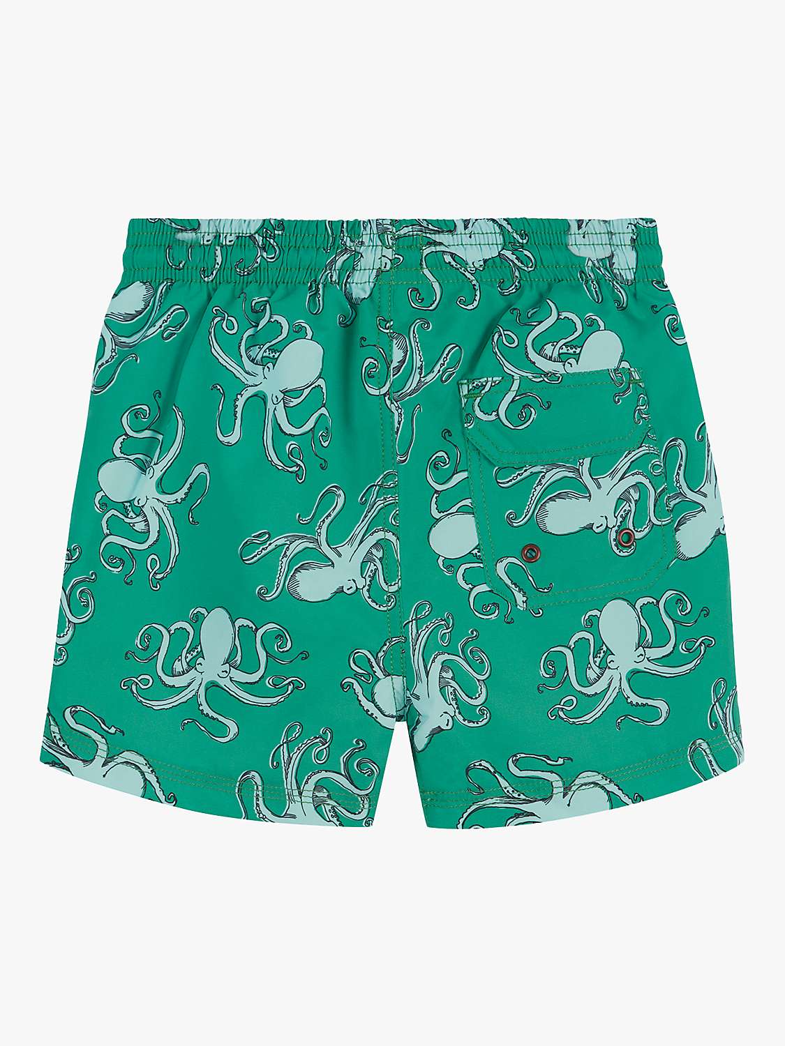 Buy Trotters Kids' Octopus Swim Shorts, Green Online at johnlewis.com