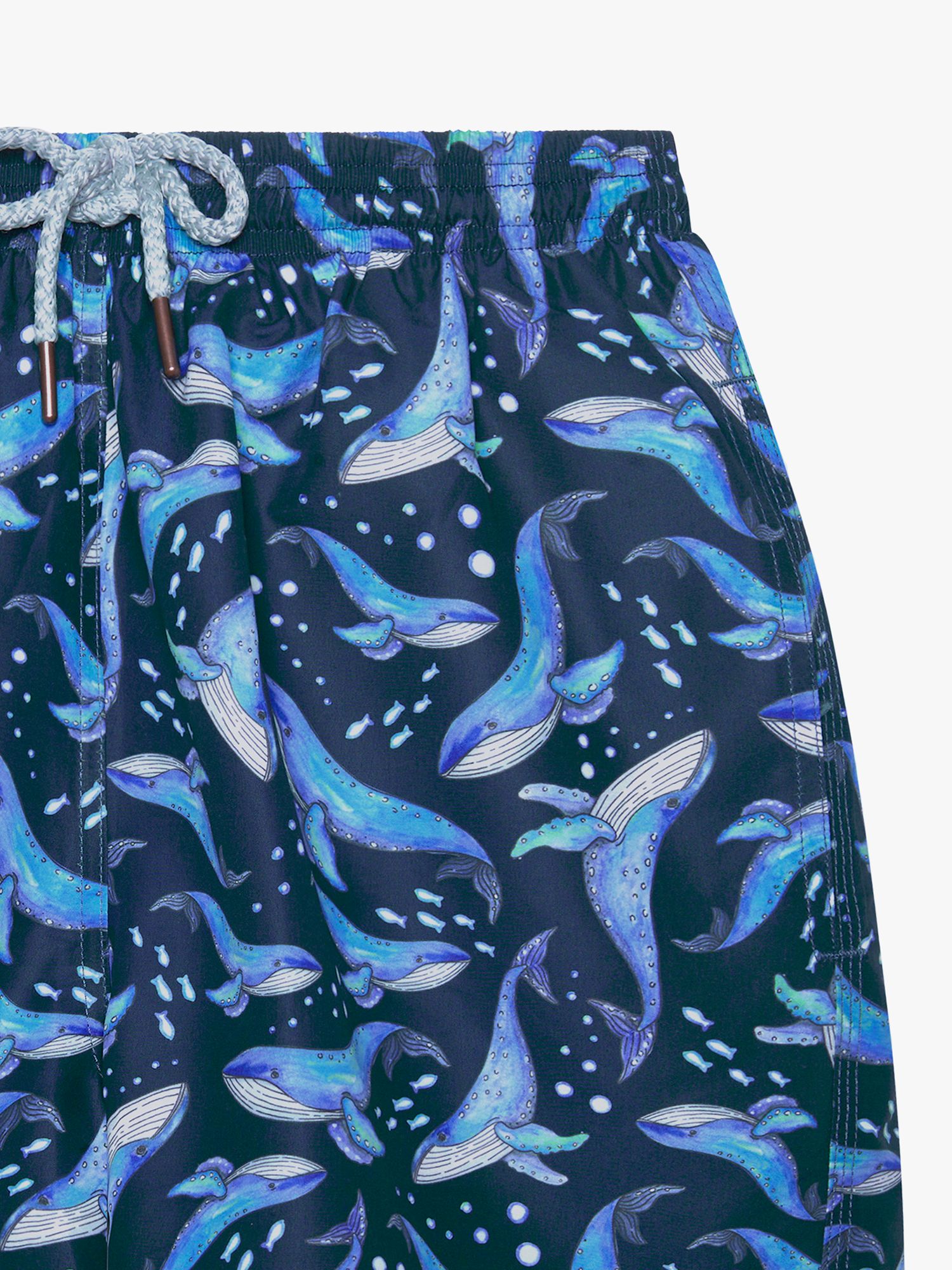 Buy Trotters Whale Swim Shorts, Navy/Whale Online at johnlewis.com