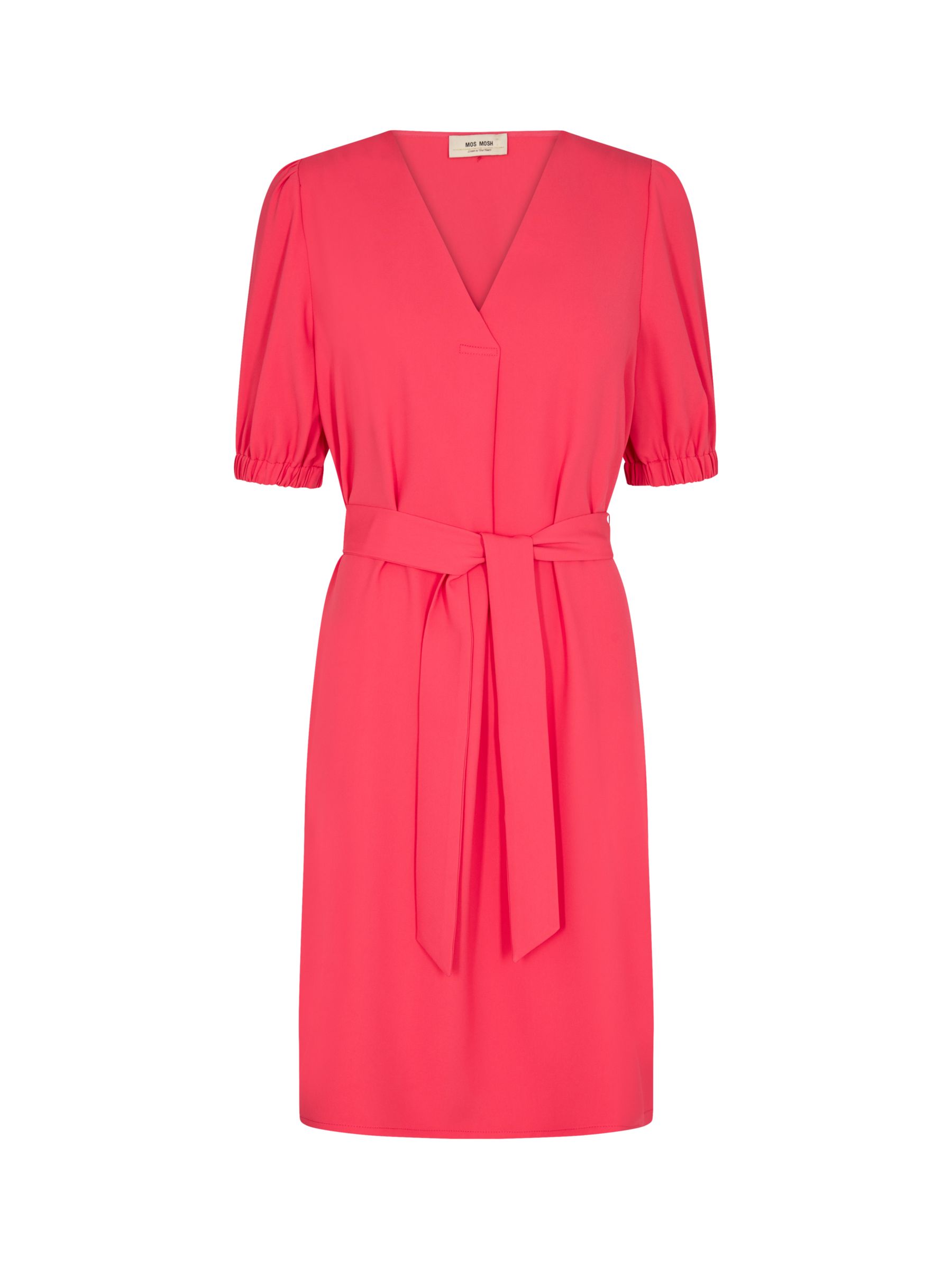 MOS MOSH Women's Maeve Leia Short Sleeve Dress, Pink, XS