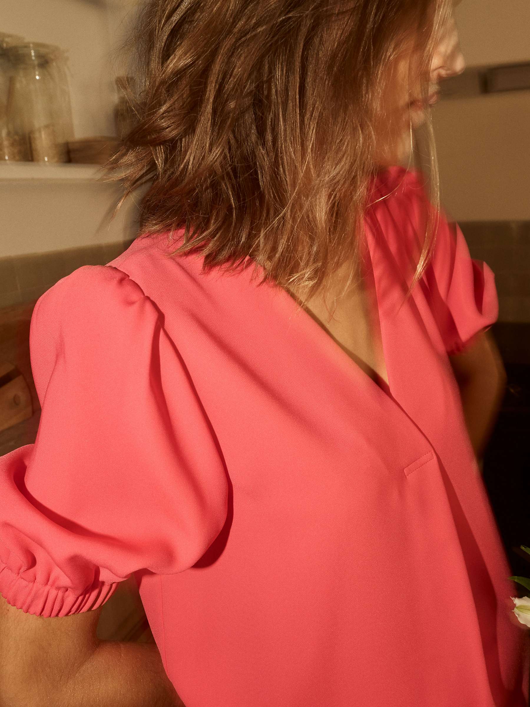 Buy MOS MOSH Women's Maeve Leia Short Sleeve Dress, Pink Online at johnlewis.com