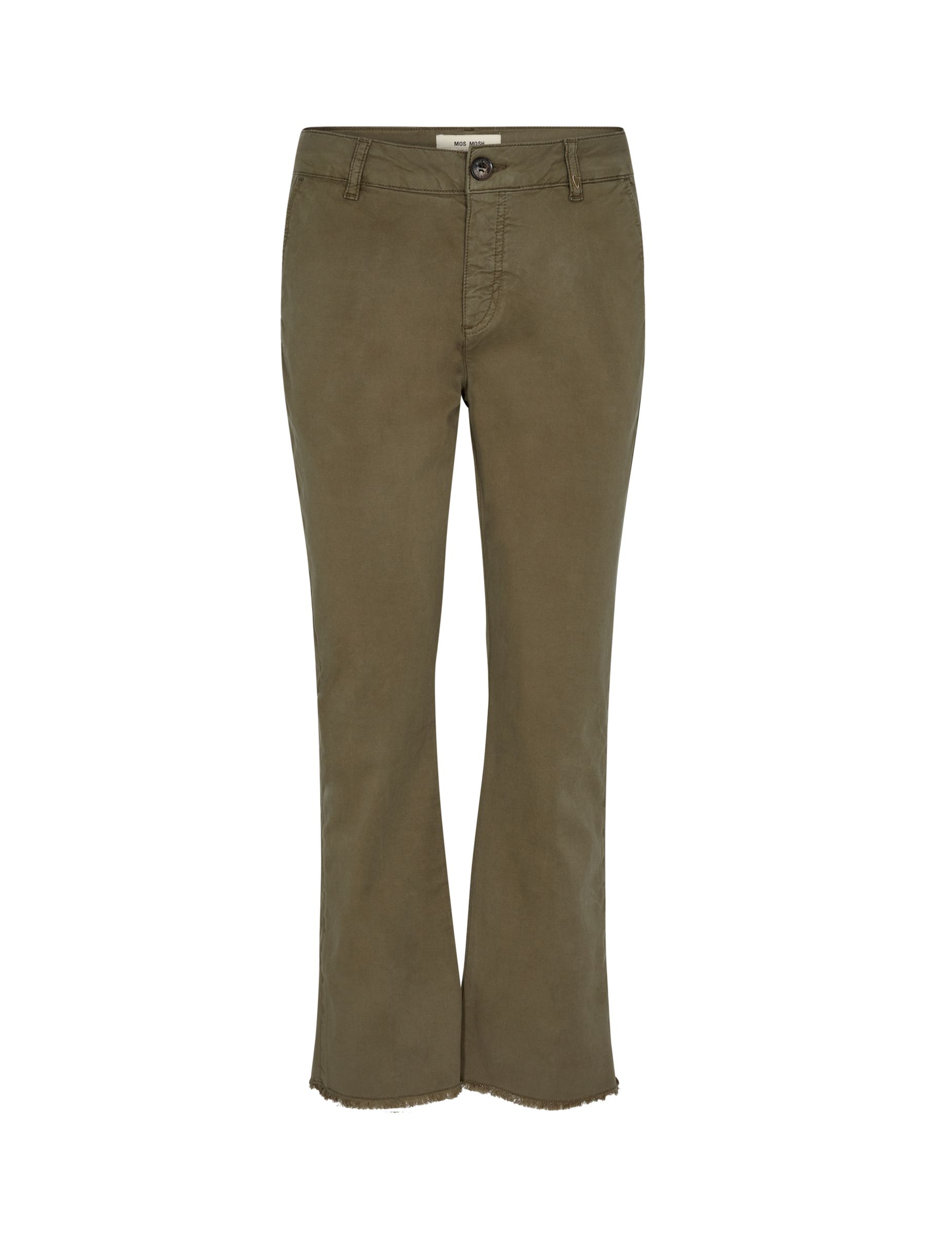 MOS MOSH Clarissa Chino Trousers, Olive at John Lewis & Partners