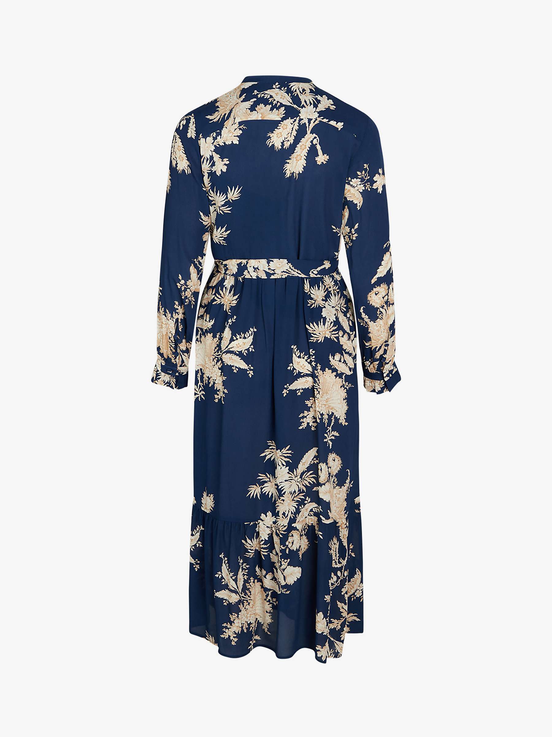 Buy Noa Noa Philippa Floral Shirt Dress, Blue/Beige Online at johnlewis.com