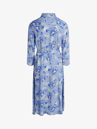 Noa Noa Liva Floral Print Midi Dress, Blue/Rose