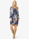 Noa Noa Philippa Floral Print Dress, Blue/Beige