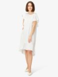 Noa Noa Katie Ruffled Raglan Sleeve Dress, White