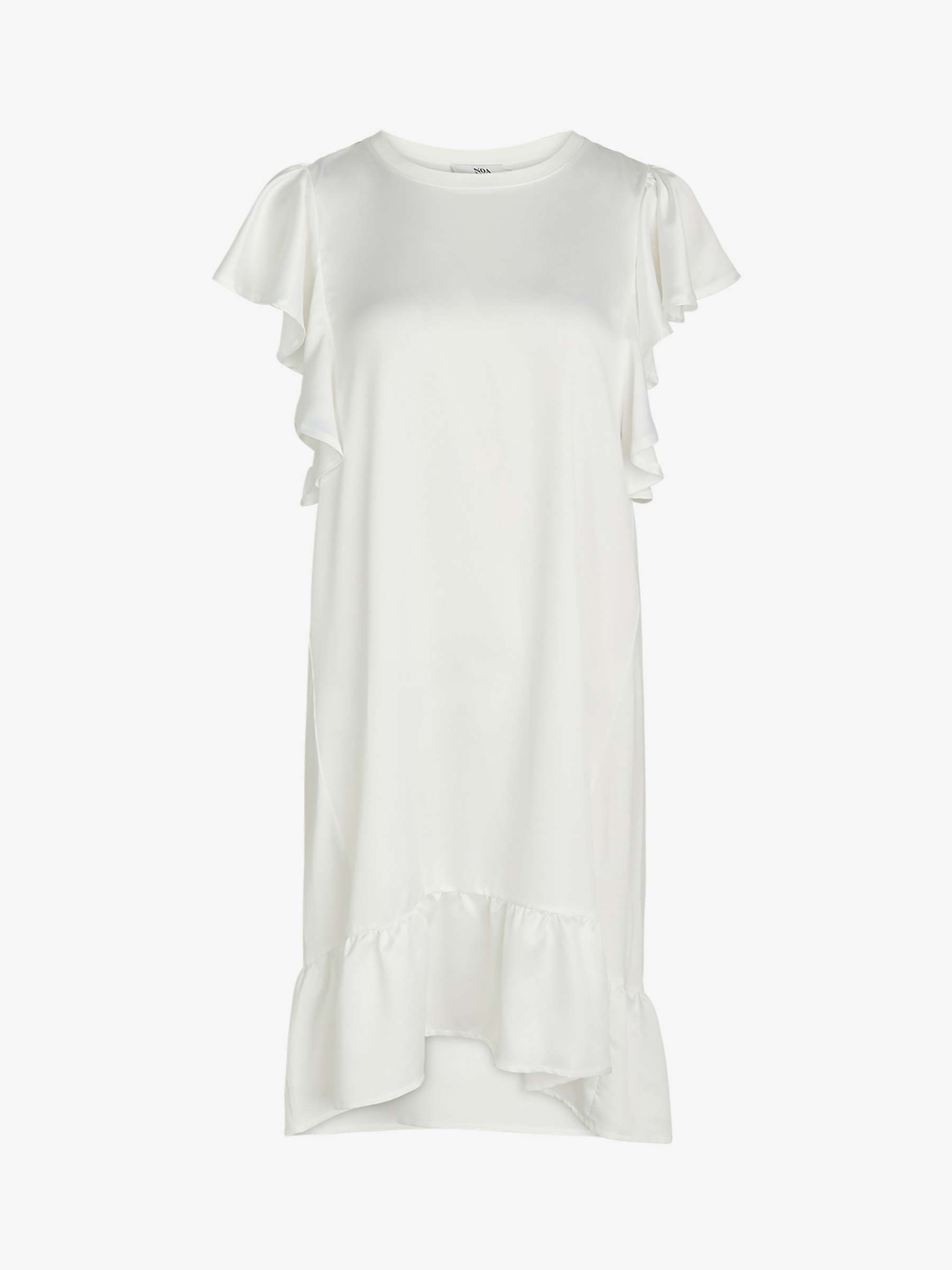Buy Noa Noa Katie Ruffled Raglan Sleeve Dress, White Online at johnlewis.com
