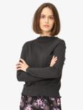 Noa Noa Mindy Long Sleeve Pointelle Organic Cotton Blouse