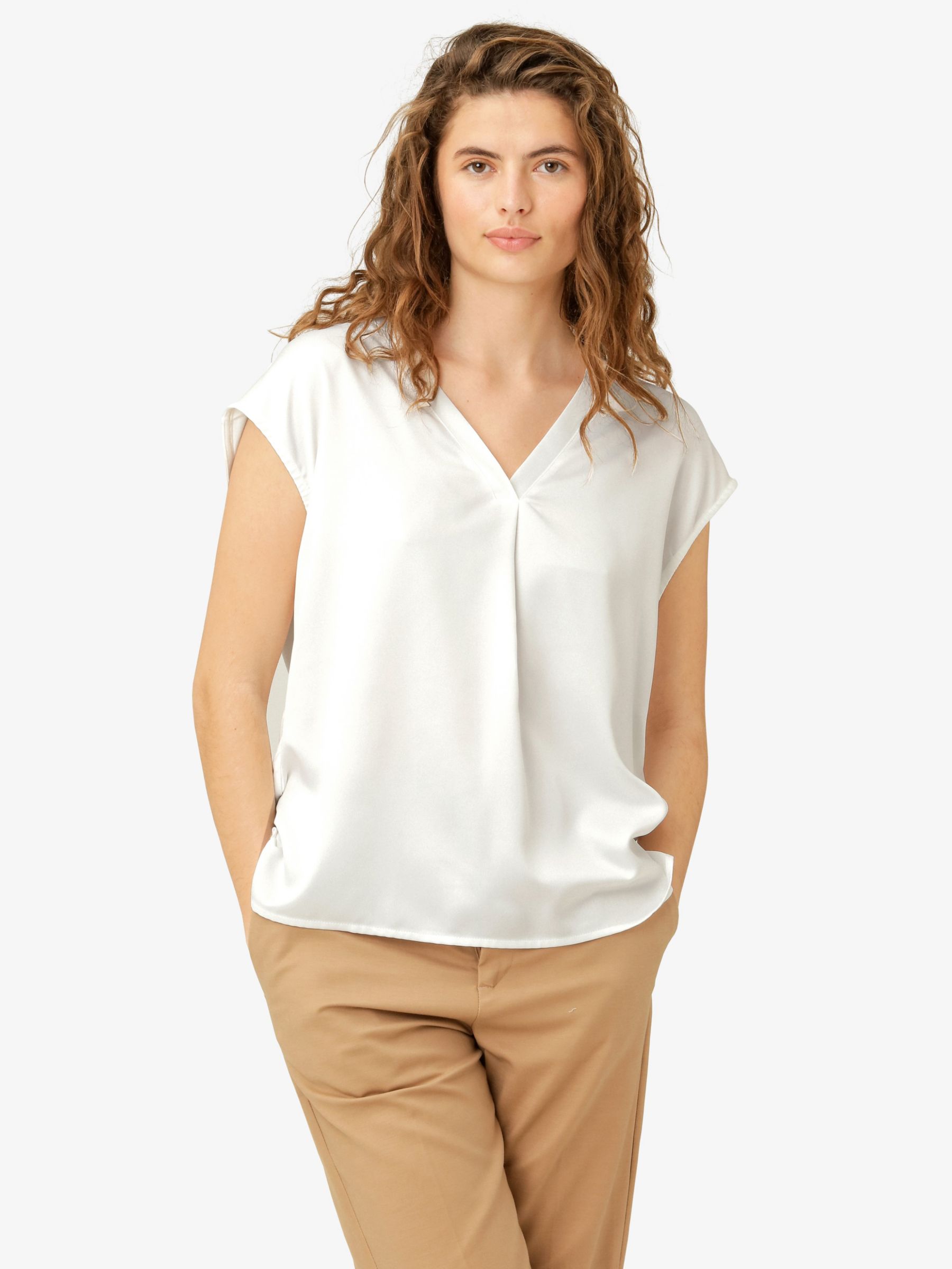 Noa Noa Katie Blouse, White at John Lewis & Partners