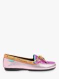 Kurt Geiger London Eagle Leather Loafers, Pink/Multi