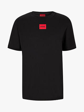 HUGO Diragolino Logo T-Shirt, Black