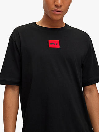 HUGO Diragolino Logo T-Shirt, Black
