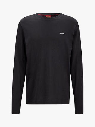 HUGO Derol Long Sleeve T-Shirt, Black
