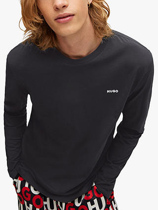 HUGO Derol Long Sleeve T-Shirt, Black