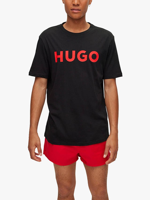 HUGO Dulivio Logo T-Shirt, Black