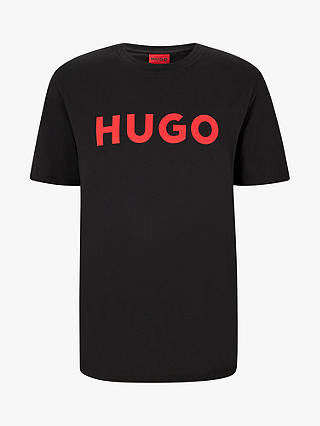 HUGO Dulivio Logo T-Shirt, Black