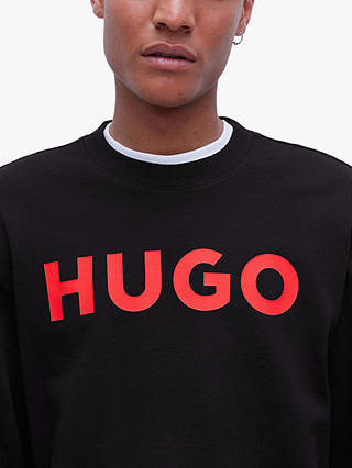 HUGO Dem Logo Sweatshirt, Black