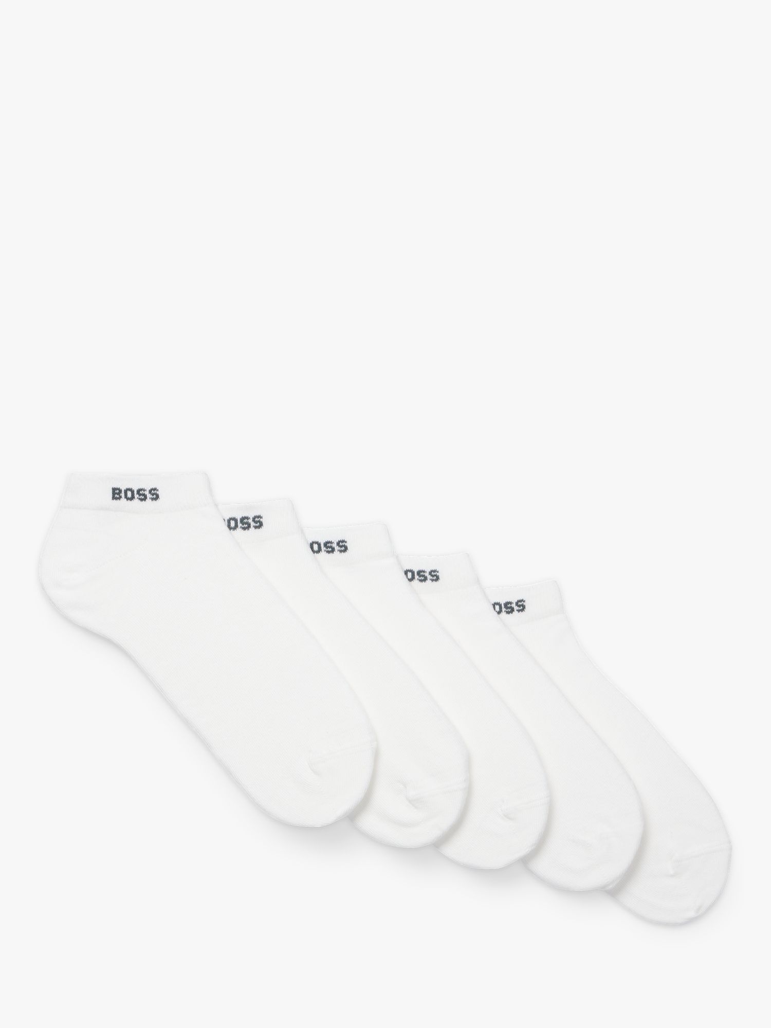 Buy BOSS Logo Trainer Socks, Pack of 5 Online at johnlewis.com