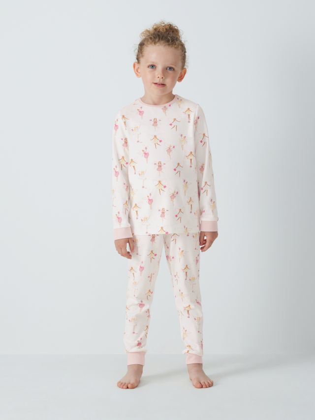 John Lewis Kids Fairy Print Pyjamas Pack of 2 Pink 2 years