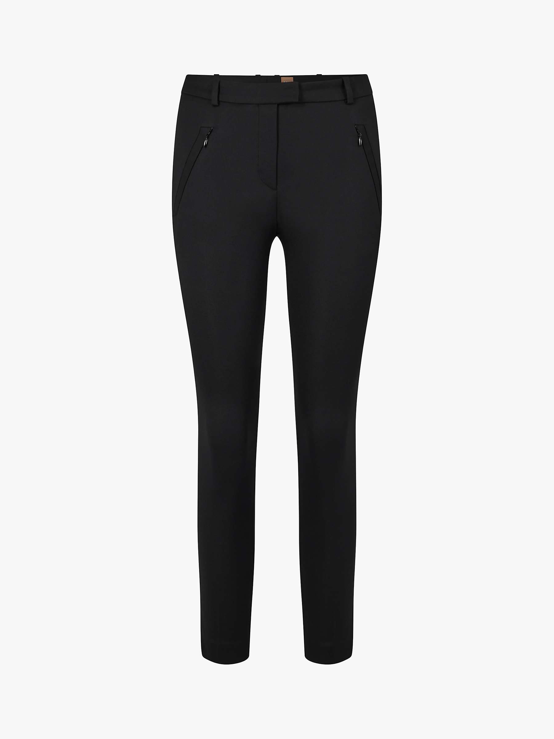 Buy BOSS Anaita Skinny Trousers, Black Online at johnlewis.com