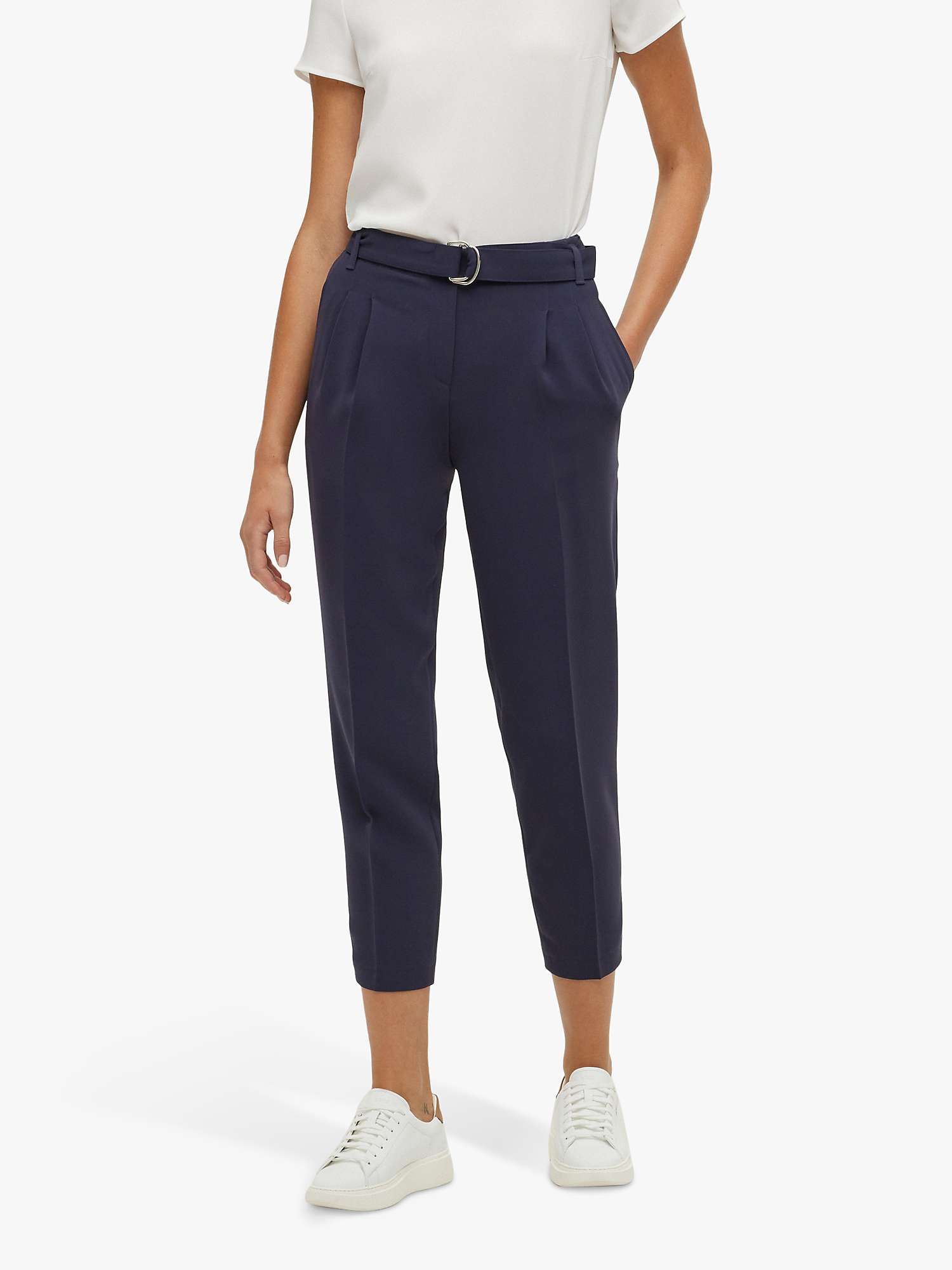 Buy BOSS Tapia Cropped Trousers Online at johnlewis.com