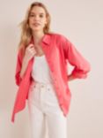 Boden Oversized Cotton Shirt, Coral