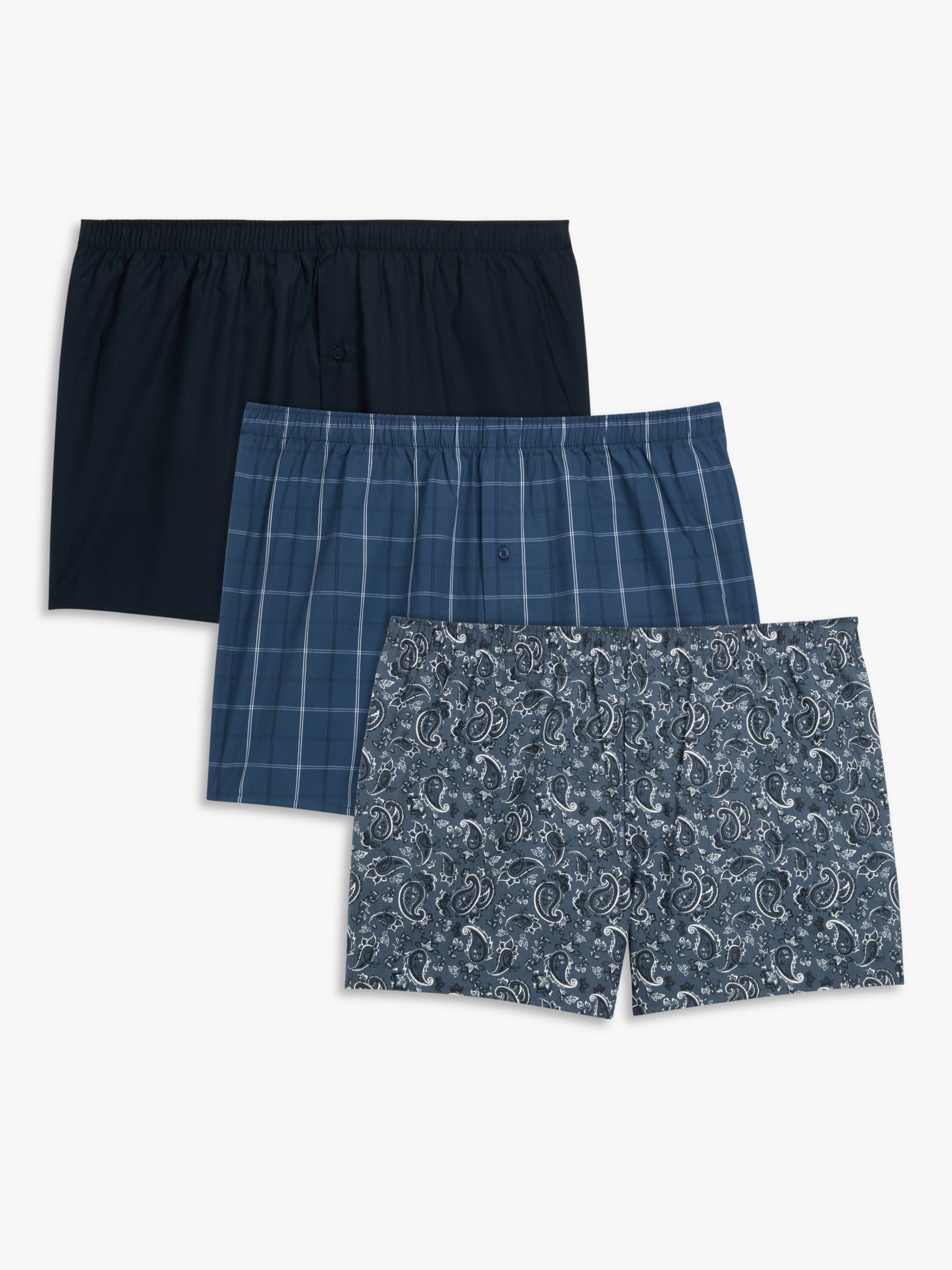 Checked Woven Boxers