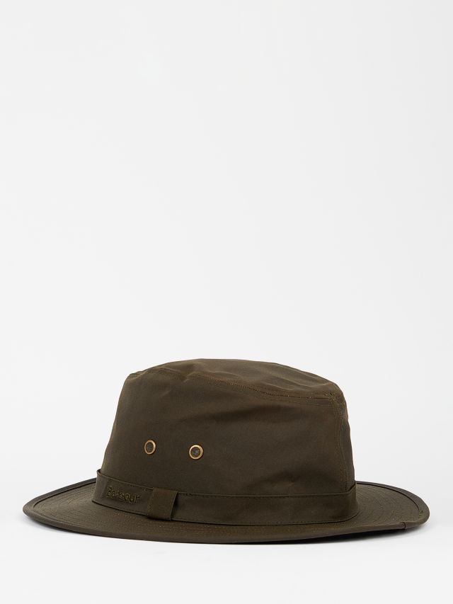 Barbour Dawson Safari Hat, Olive, S