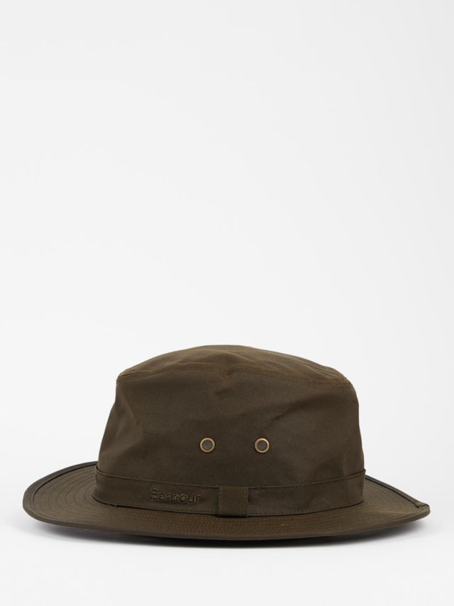 Barbour Dawson Safari Hat, Olive, S