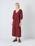 AND/OR Ellerie Plain Tiered Midi Dress