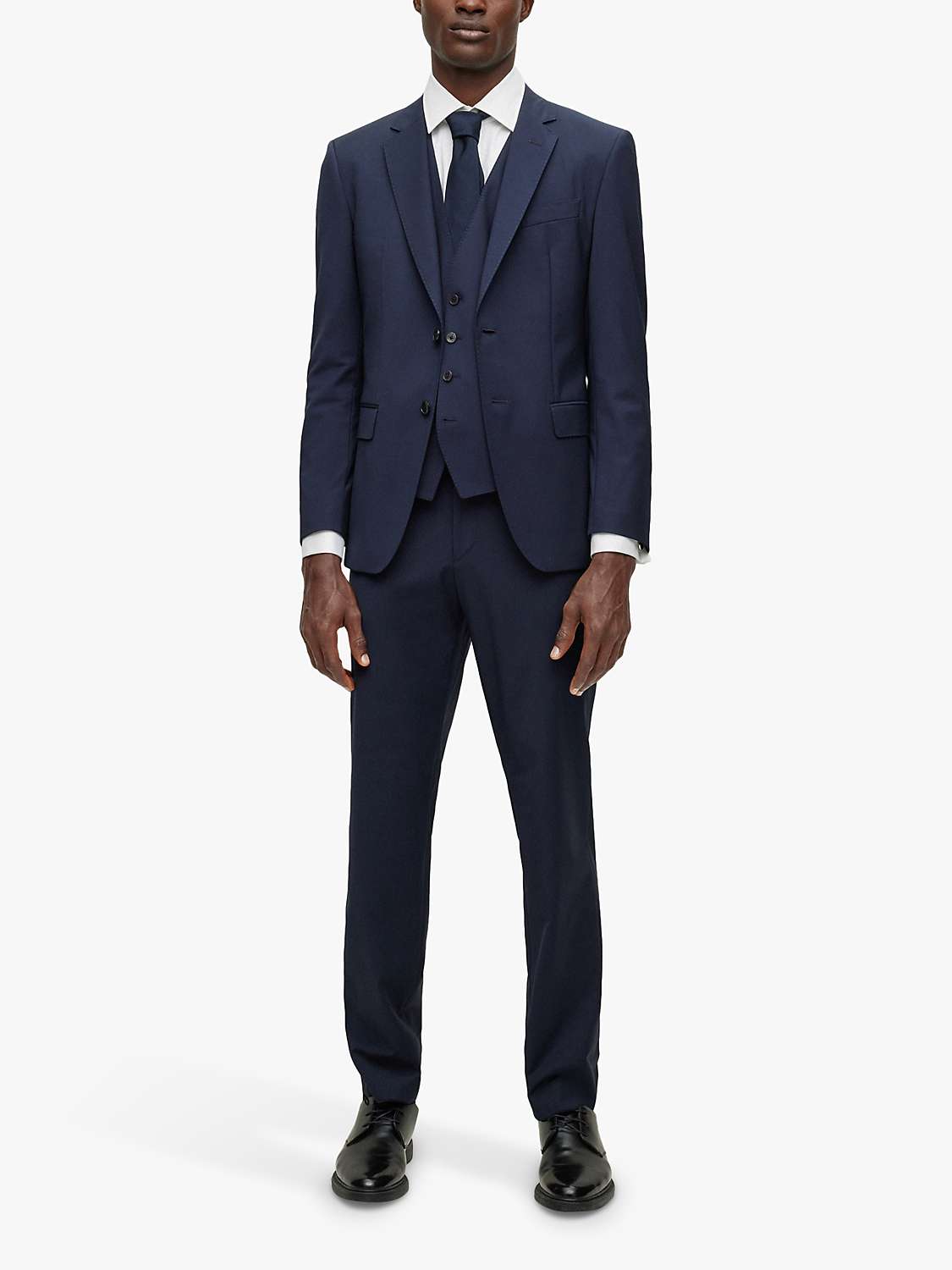 Buy HUGO BOSS Leon Regular Fit Wool Blend Suit Trousers Online at johnlewis.com