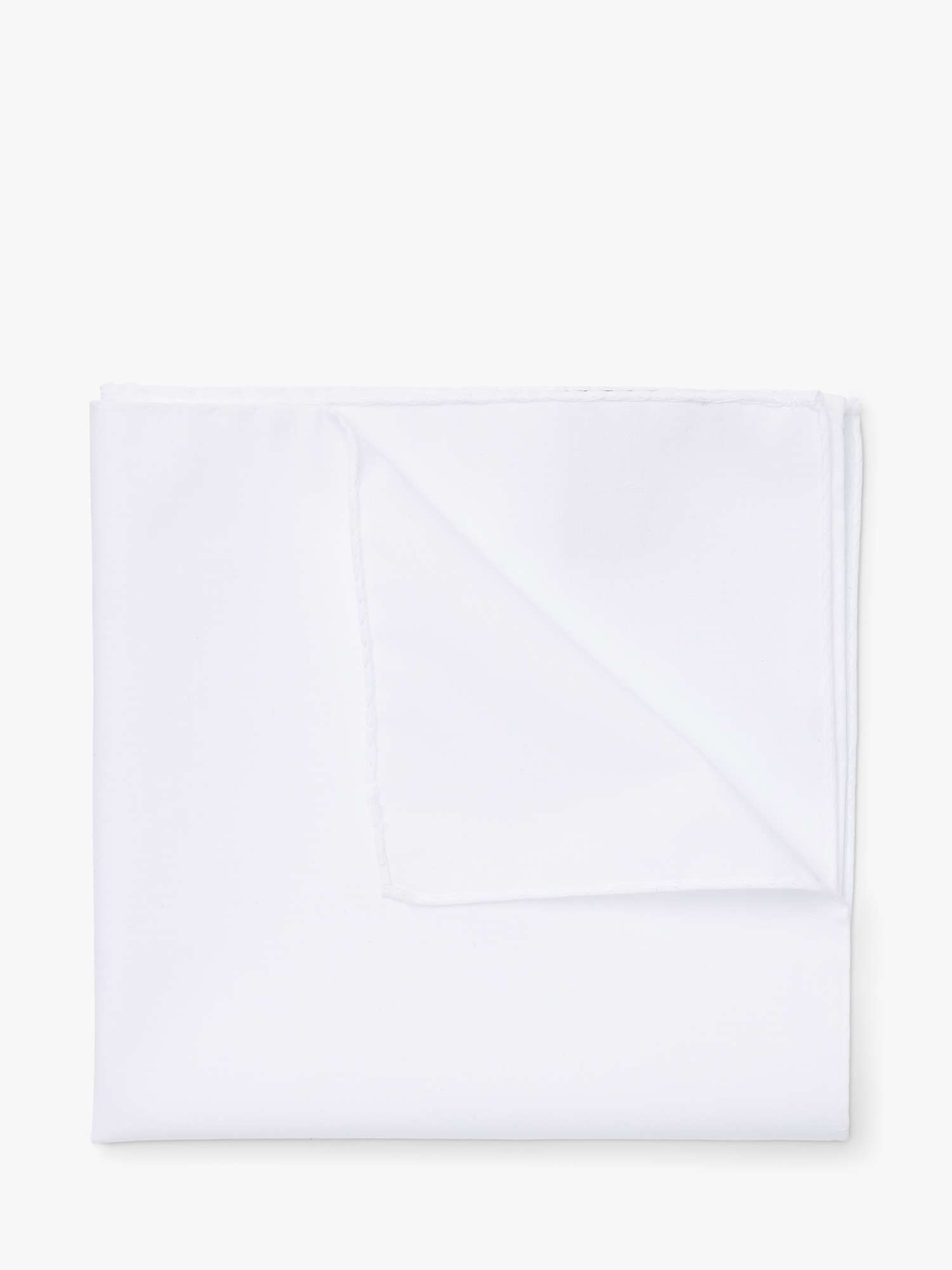 Buy HUGO BOSS Cotton Pocket Square, White Online at johnlewis.com