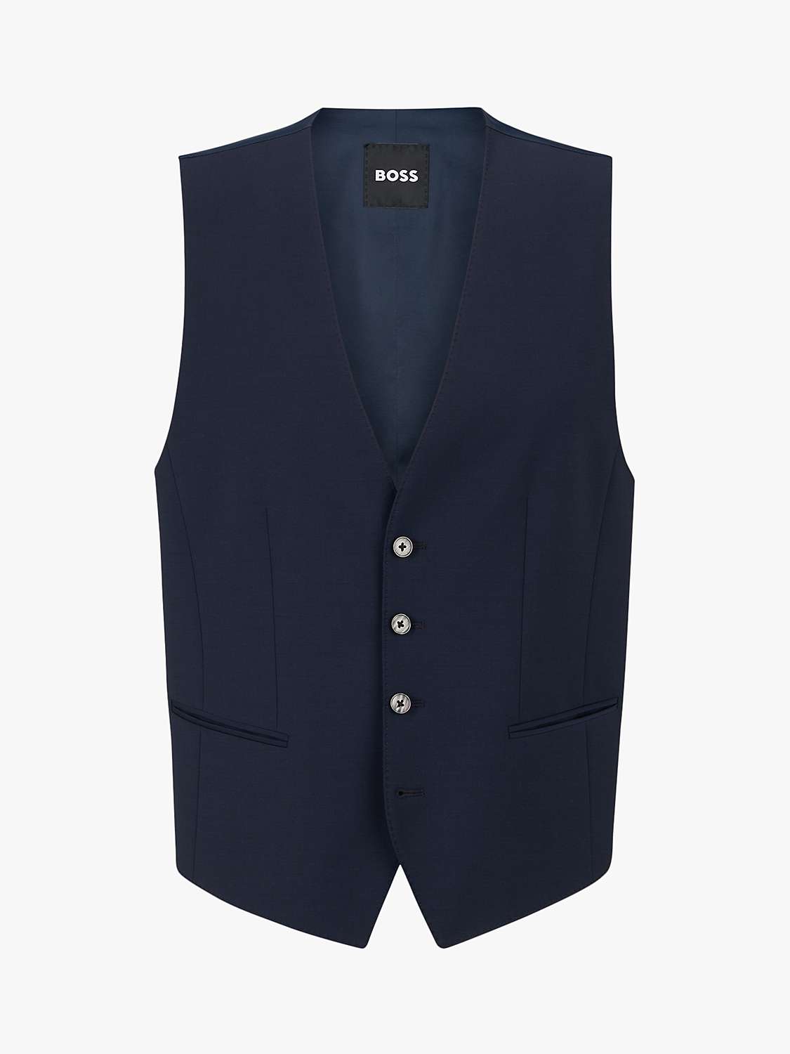 Buy BOSS Jasper Wool Blend Tailored Waistcoat Online at johnlewis.com