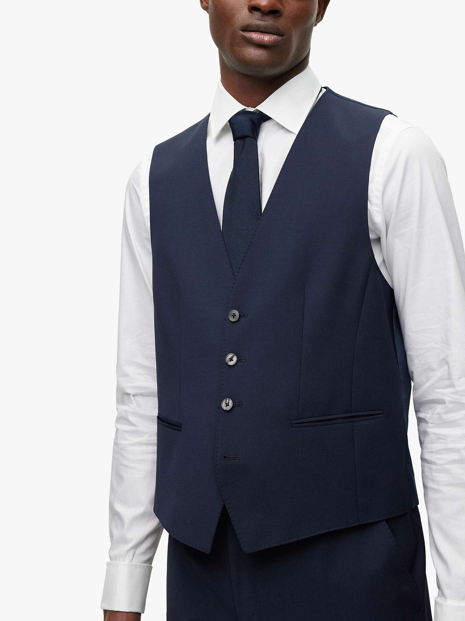 Buy BOSS Jasper Wool Blend Tailored Waistcoat Online at johnlewis.com