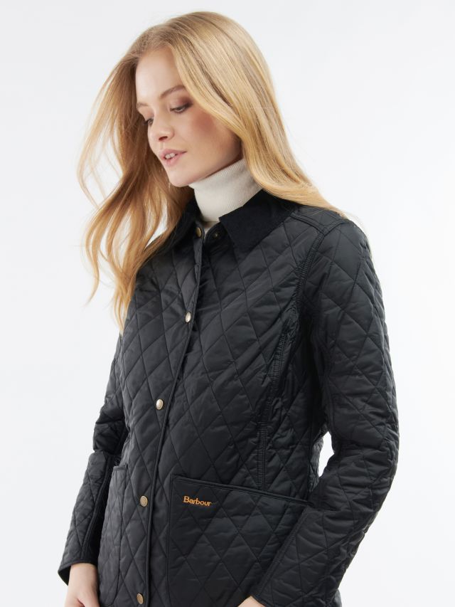 Barbour Annandale Quilted Jacket, Black, 8