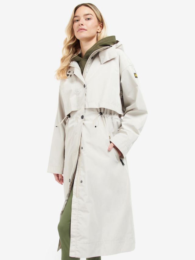 Silver cloud sale trench coat