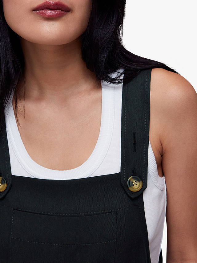 Whistles Riley Dungarees, Black