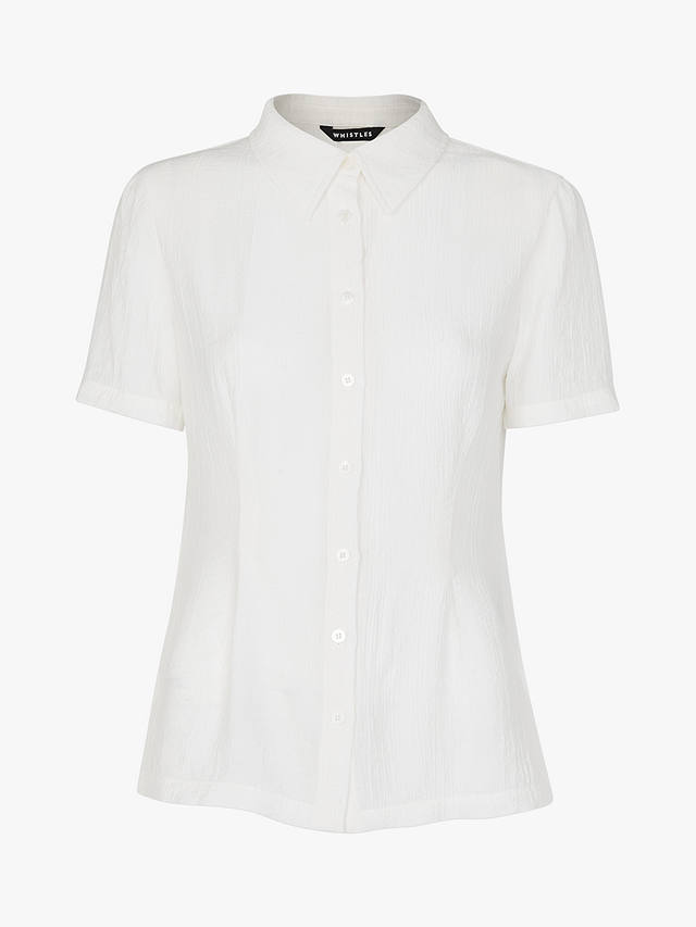 Whistles Square Neck T-Shirt, White