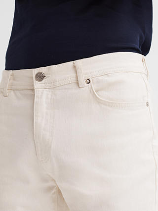 Reiss Santorini Slim Fit Stretch Jeans, Ecru
