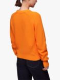 Whistles Ribbed Cotton Crew Neck Jumper