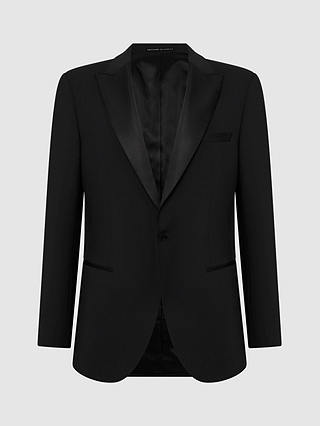 Reiss Poker Suit Jacket, Black