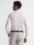 Reiss Remote Slim Cotton Formal Shirt, Pink, Pink