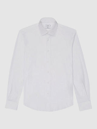 Reiss Voyager Slim Fit Travel Shirt, White
