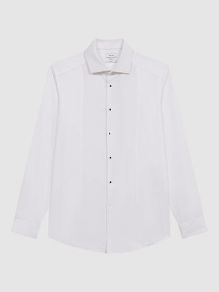 Reiss Marcel Slim Fit Cotton Dinner Shirt, White